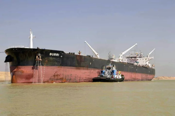 Two tankers collided in Egypt's Suez Canal, briefly disrupting traffic in the vital waterway
