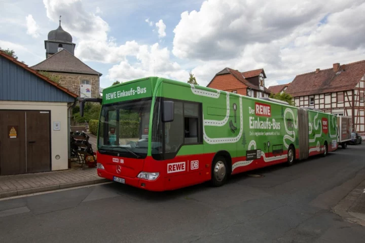 All aboard: grocery bus caters to isolated German villages