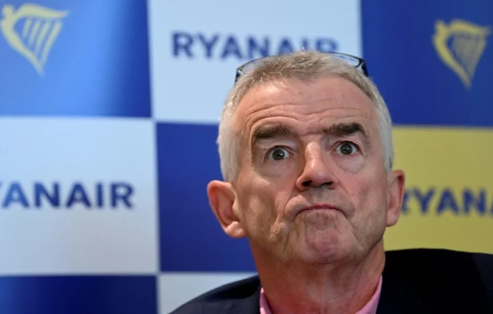 Ryanair boss gets pied in Brussels
