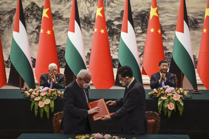 China inks 'strategic partnership' with Palestinan Authority as it expands Middle East presence