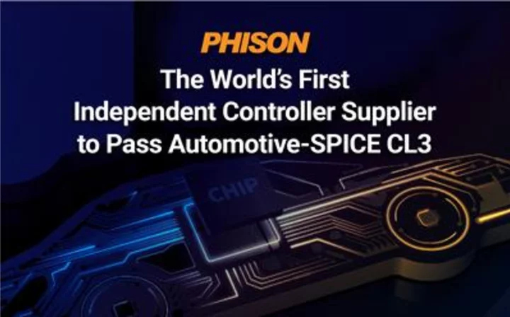 Phison, the World’s First Independent Controller Supplier, Earns Automotive-SPICE CL3