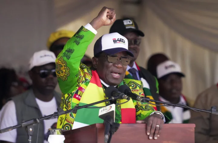 Zimbabwe's president tells supporters they will go to heaven if they vote for his party this month
