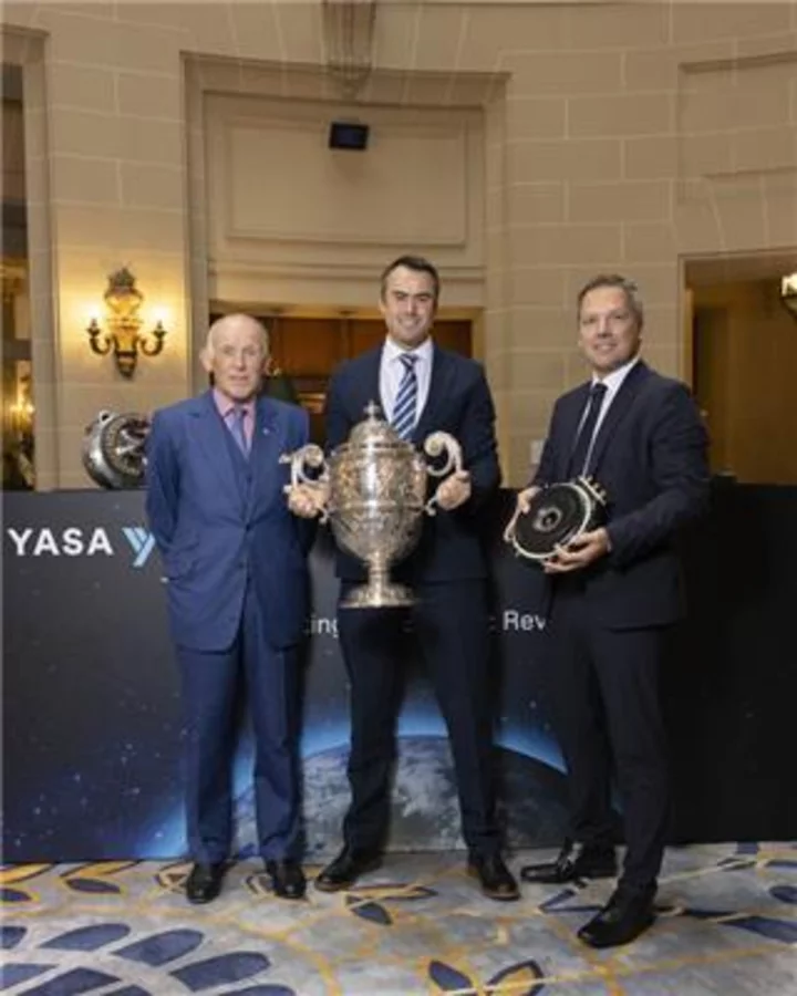 YASA Wins the Coveted Royal Automobile Club Dewar Trophy for Outstanding British Technical Achievement in the Automotive Industry
