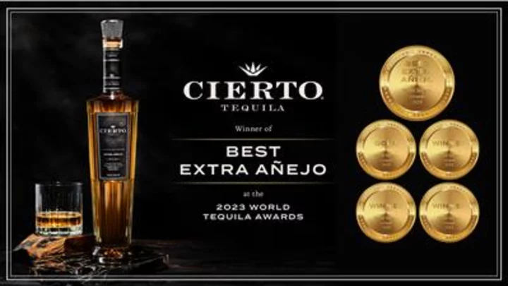 Cierto Tequila Crowned Best Extra Añejo at the 2023 World Tequila Awards